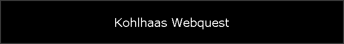 Kohlhaas Webquest